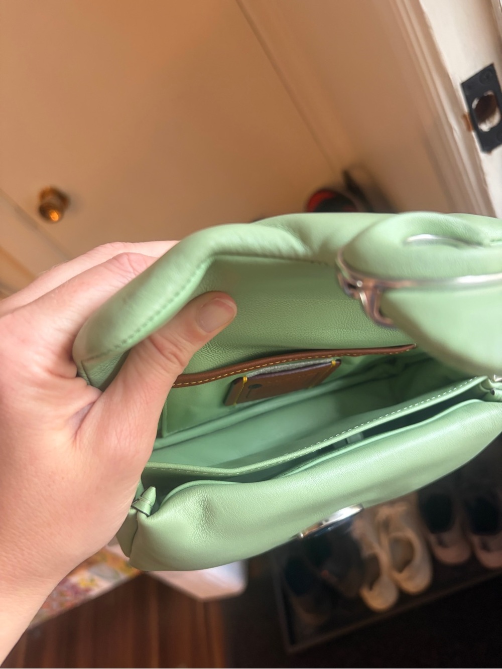 Coach pillow Tabby 18 Shoulder Bag in Pistachio - Picture 10 of 14